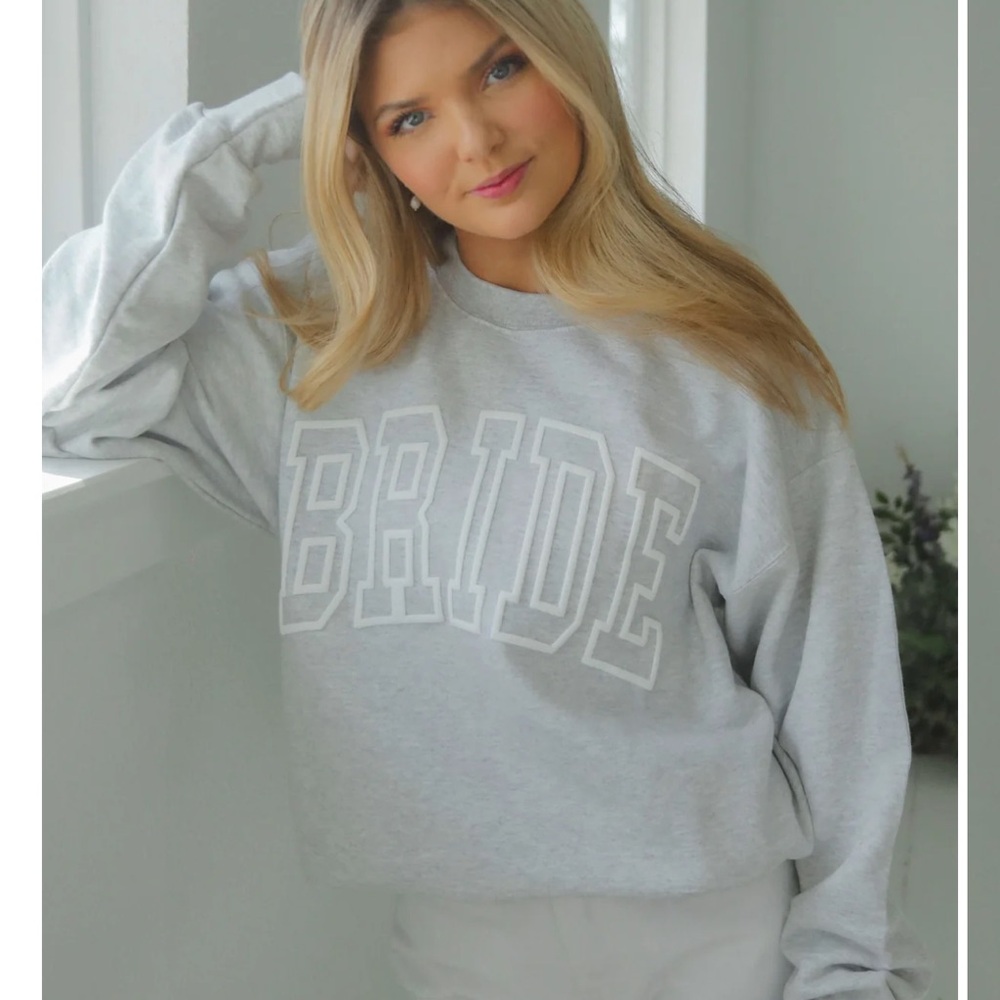 Bride Sweatshirt + Earrings Bundle - image 3